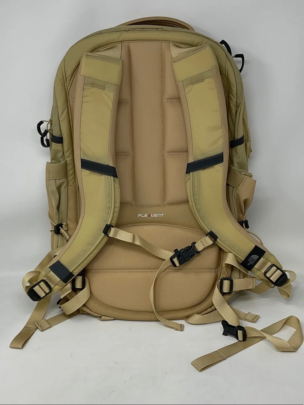The North Face Backpack in Olive Green and Tan
